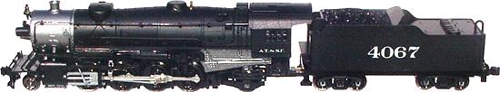 AT&SF - 2-8-2 USRA Heavy Mikado  with DCC - Kato 126-0102